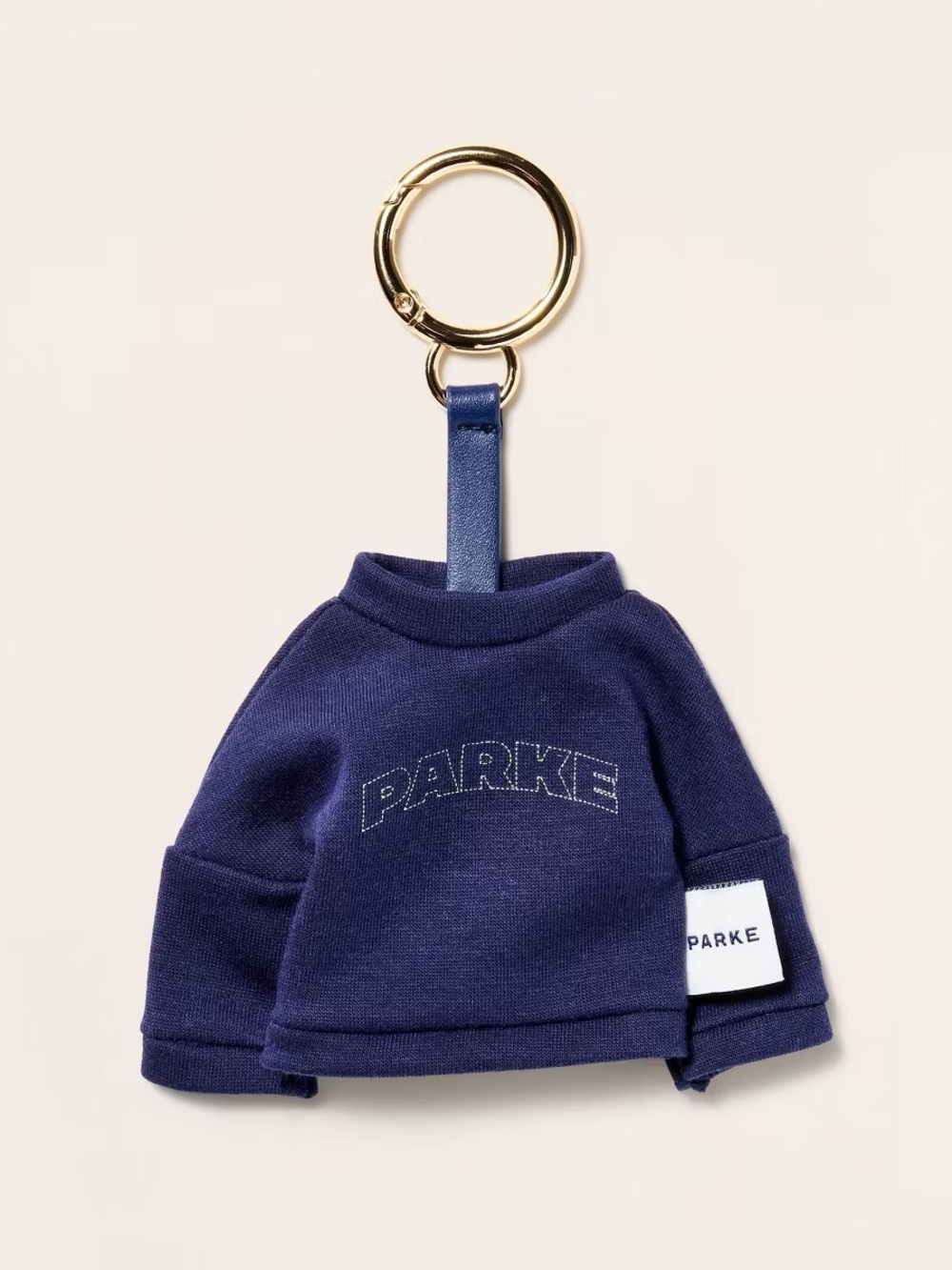 🎯💙 NWT! Mockneck Sweatshirt Keychain - PARKE x TARGET Navy Blue (In hand)